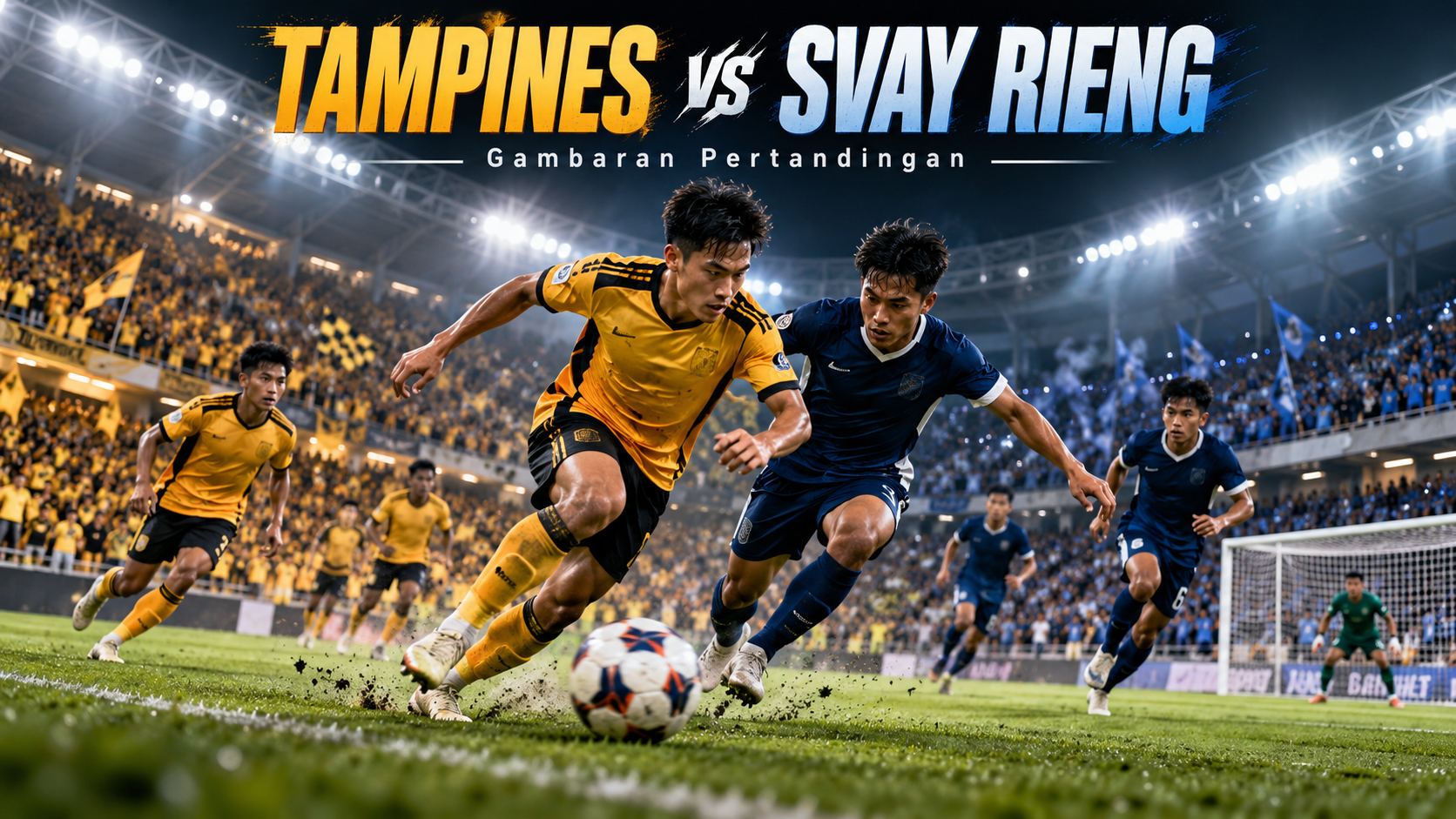 Gambaran Pertandingan Tampines vs Svay Rieng - tampines