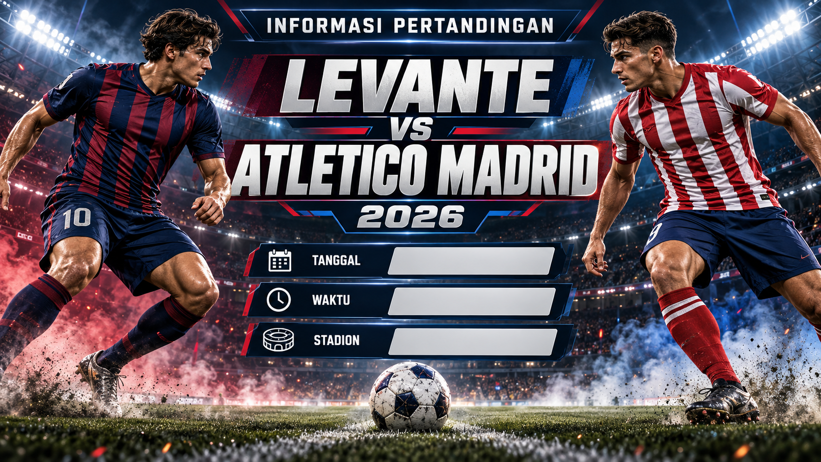 Informasi Pertandingan Levante vs Atletico Madrid 2026 - levante