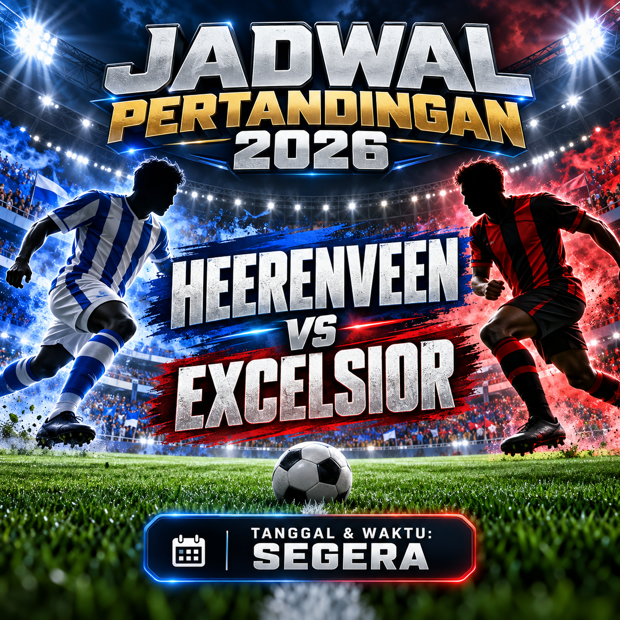 Jadwal Heerenveen vs Excelsior 2026 - heerenveen