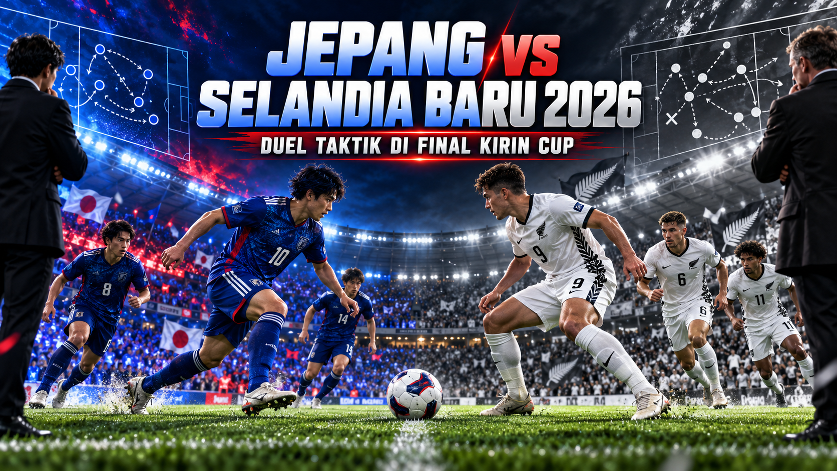 jepang - Jepang vs Selandia Baru 2026: Duel Taktik di Final Kirin Cup