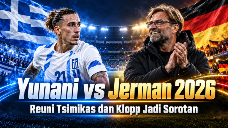 jerman - Yunani vs Jerman 2026: Reuni Tsimikas dan Klopp Jadi Sorotan
