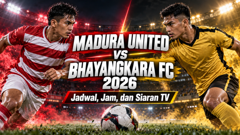 madura - Madura United vs Bhayangkara FC 2026: Jadwal, Jam, dan Siaran TV