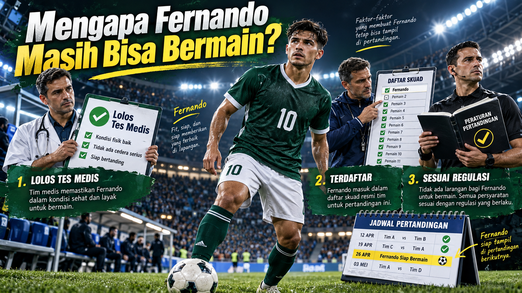 Mengapa Fernando Masih Bisa Bermain? - benfica