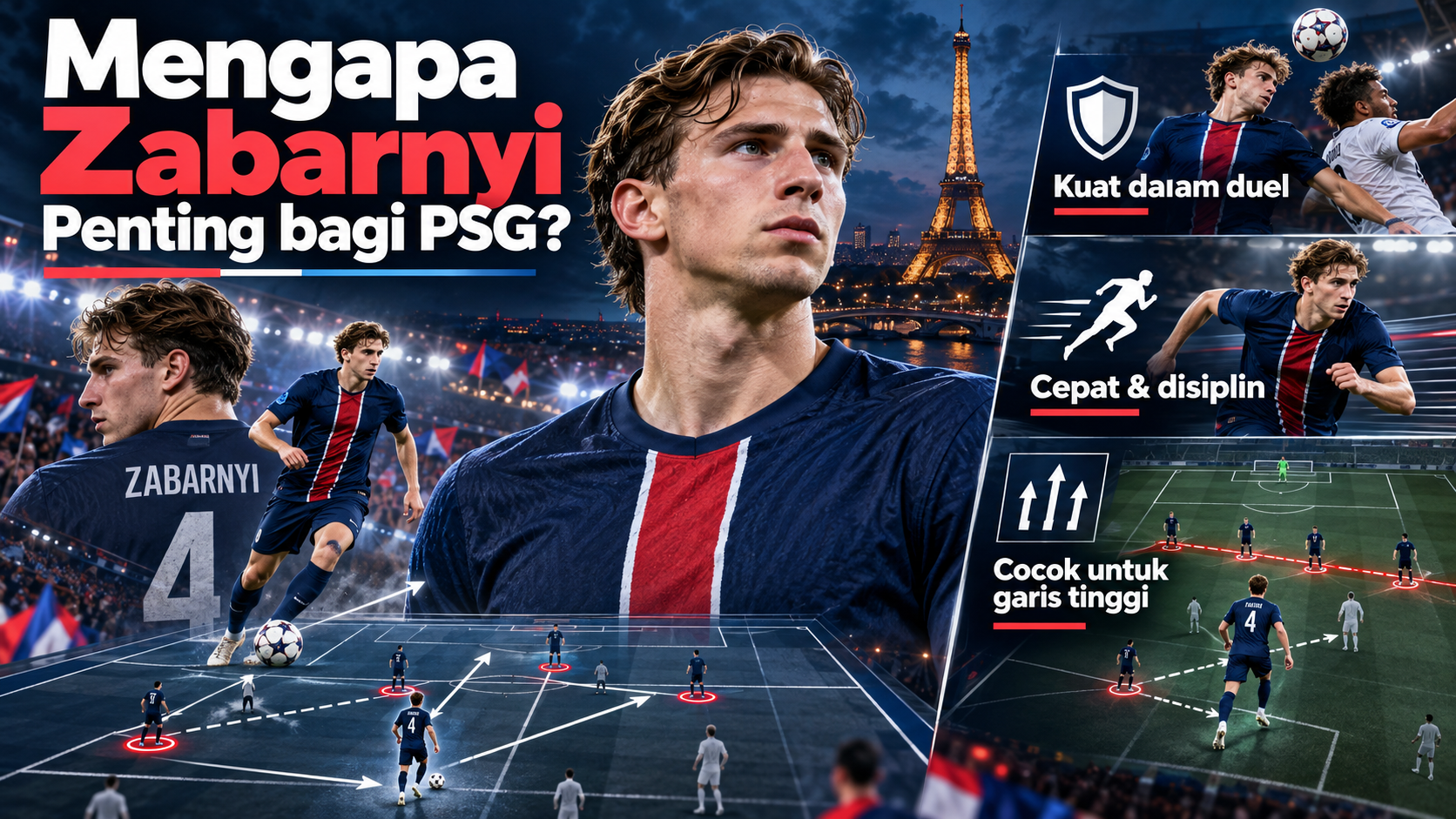Mengapa Zabarnyi Penting bagi PSG? - zabarnyi