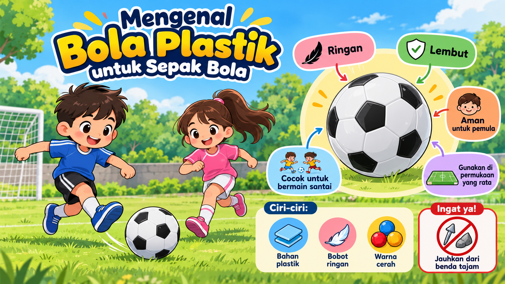 Mengenal Bola Plastik untuk Sepak Bola - bola