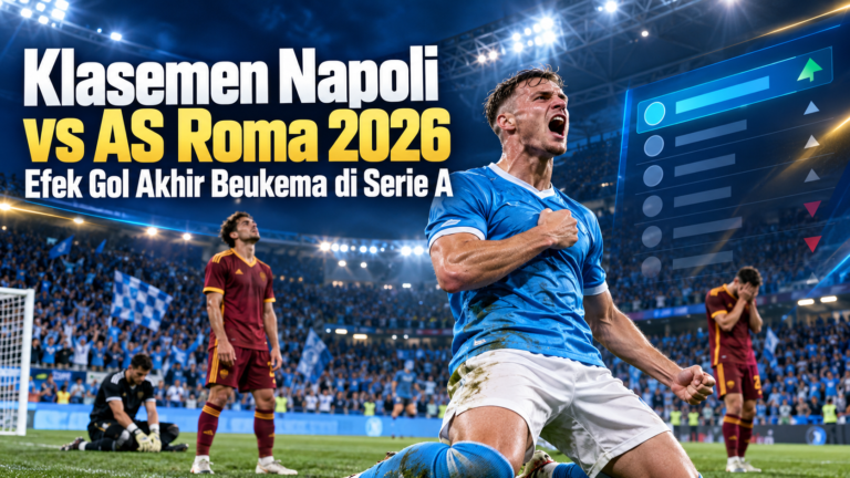 napoli - Klasemen Napoli vs AS Roma 2026, Efek Gol Akhir Beukema Serie A