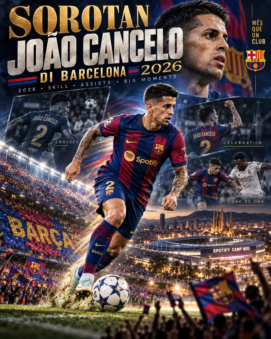 Sorotan Joao Cancelo di Barcelona pada 2026 - cancelo