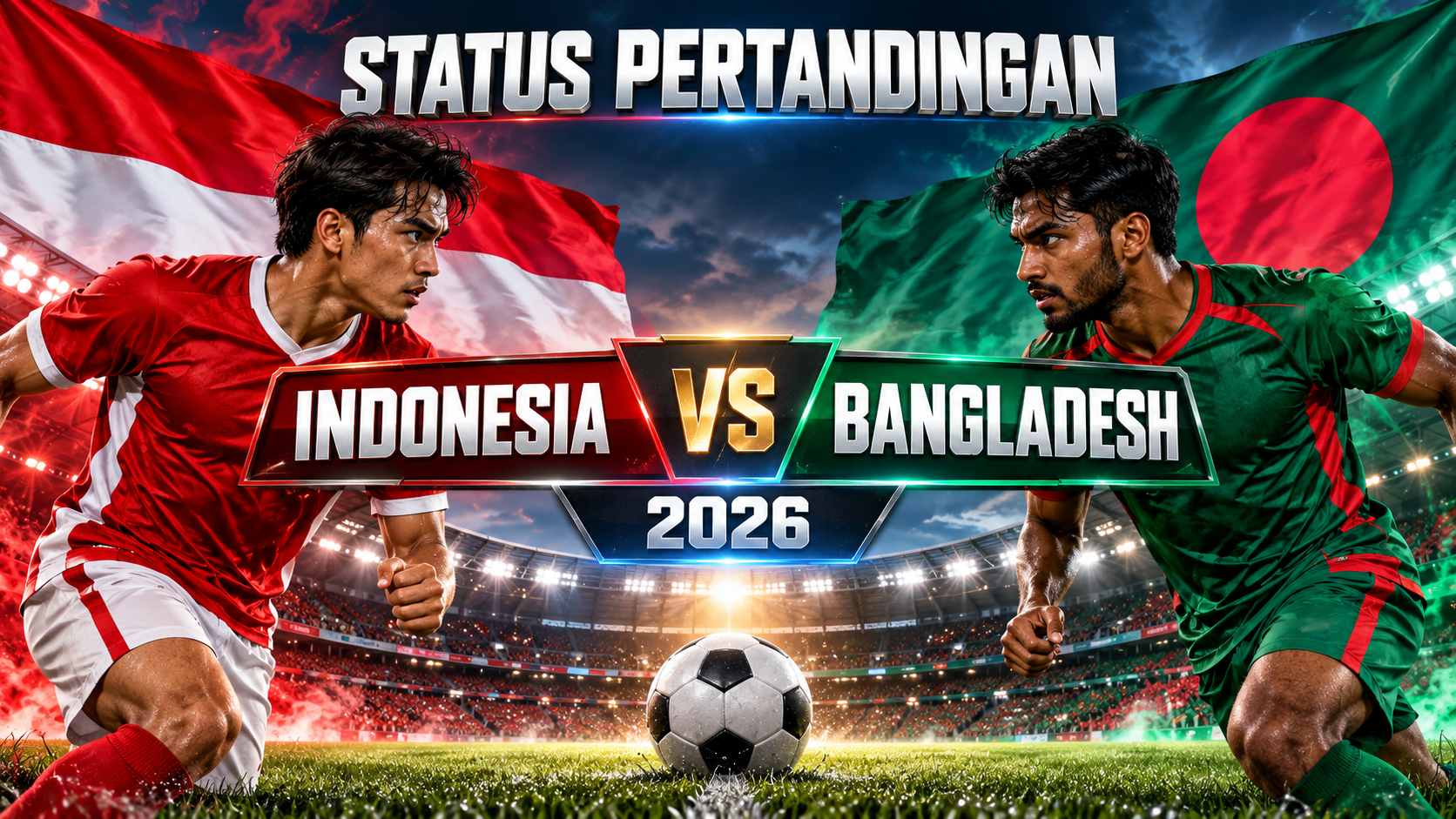 Status Pertandingan Indonesia vs Bangladesh 2026 - indonesia