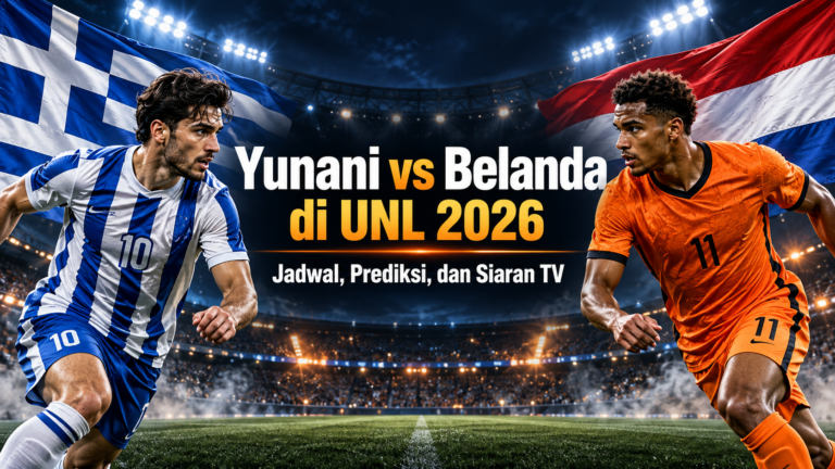 yunani - Yunani vs Belanda di UNL 2026: Jadwal, Prediksi, dan Siaran TV